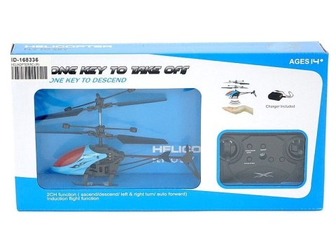 Helikopter Adar na podczerwień sterowany dłonią, z czujnikiem zbliżeniowym (góra, dół); ładowarka USB, stabilny lot (524118) Helikopter Adar na podczerwień sterowany dłonią, z czujnikiem zbliżeniowym (góra, dół); ładowarka USB, stabilny lot (524118)