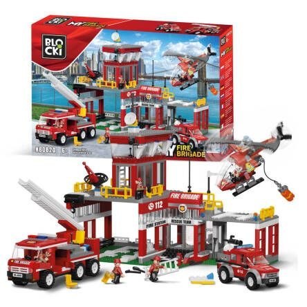 Klocki plastikowe Icom Myfire Brigade posterunek straży pożarnej (KB0820) Klocki plastikowe Icom Myfire Brigade posterunek straży pożarnej (KB0820)