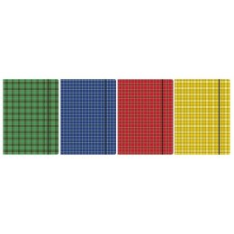 Teczka kartonowa na gumkę w krątę A4 różne 300g [mm:] 234x317 Rexus (603526)