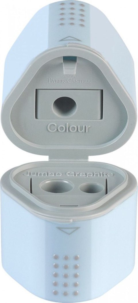 Temperówka Faber Castell GRIP 2001 TRIO SKY BLUE niebieski plastik (183874 FC) Temperówka Faber Castell GRIP 2001 TRIO SKY BLUE niebieski plastik (183874 FC)