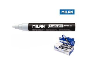 Marker specjalistyczny Milan do szyb fluo, biały 2,0-4,0 mm (591091001)