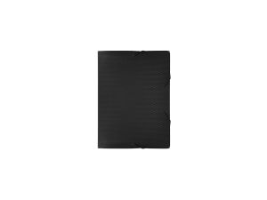Teczka kartonowa na gumkę Biurfol A4 kolor: czarny (TGD-02-01)