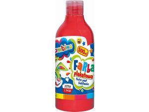 Farby plakatowe Bambino Bambino w butelce 500 ml kolor: czerwony 500ml 1 kolor. (czerwona)