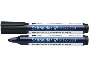 Marker suchościeralny Schneider Maxx 290, czarny 2,0-3,0 mm okrągła końcówka (SR129001)