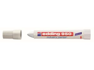 Marker specjalistyczny Edding 950, biały 10 mm okrągła/ścięta końcówka