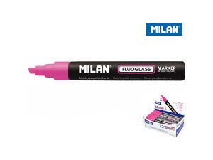 Marker specjalistyczny Milan do szyb fluo, różowy 2,0-4,0 mm ścięta końcówka (591293412)