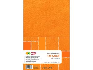 Filc Happy Color kolor: pomarańczowy 10 ark. 200mm x 300mm (HA 7150 2030-4)