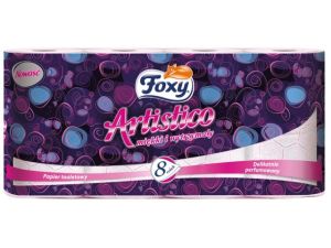 Papier toaletowy Foxy Artistico A8 kolor: różowy