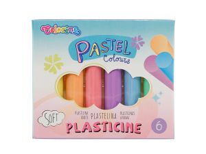 Plastelina Patio 6 kol. Pastel Colorino Kids mix (84972)