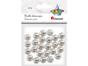 Perełki Titanum Craft-Fun Series 12mm biały perłowy (390967)
