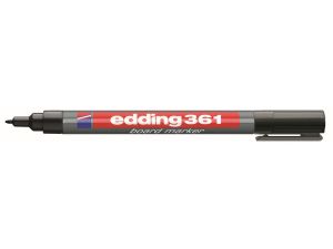 Marker suchościeralny Edding 361, czarny 1,0 mm igłowa końcówka