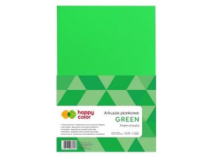 Arkusz piankowy Happy Color kolor: zielony 5 ark. 210 mm x 297 mm (HA 7130 2030-5)