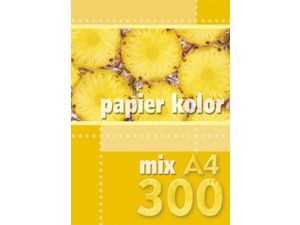 Papier kolorowy Kreska A4 - mix 80 g 210 mm x 297 mm