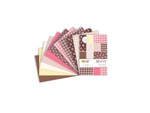 Zeszyt papierów kolorowych Happy Color z motywami 170-220g 10k 200mm x 290mm (HA 7717 2029-BR)