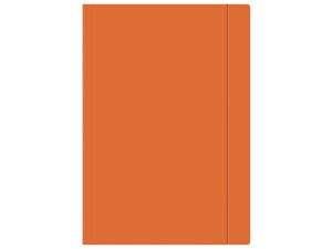 Teczka kartonowa na gumkę Interdruk A4+ kolor: pomarańczowy (TEGUFP)