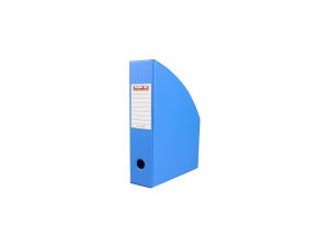Pojemnik na dokumenty pionowy Biurfol 7 cm A4 - niebieski (KSE-35-06)