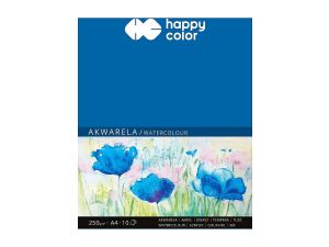 Blok artystyczny Happy Color akwarelowy młody artysta A4 250g 10k (HA 3725 2030-A10)