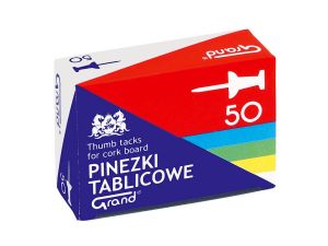 Pinezki Grand tablicowe kolor: mix 50 szt (110-1657)