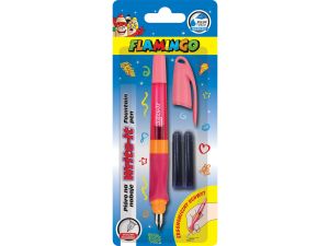 Pióro na naboje Write-it Flamingo różowe + 2 naboje