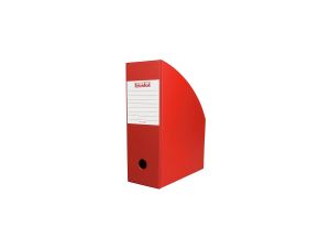Pojemnik na dokumenty pionowy Biurfol 10 cm A4 - czerwony (SE-36-07)