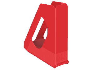 Pojemnik na dokumenty pionowy Esselte Vivida Europost A4 - czerwony 72 mm x 256 mm x 260 mm (623935)