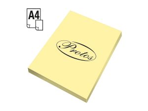 Papier kolorowy Protos A4 - żółty jasny 80 g
