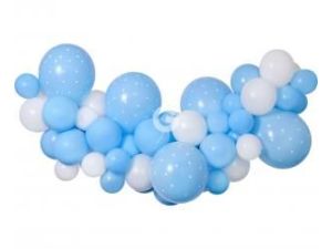 Girlanda Godan balonowa baby blue, 65 szt. (031348)