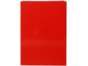 Teczka z szerokim grzbietem na rzep VauPe A4 kolor: czerwony (323/01)