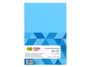 Arkusz piankowy Happy Color kolor: niebieski 5 ark. 210 mm x 297 mm (HA 7130 2030-3)