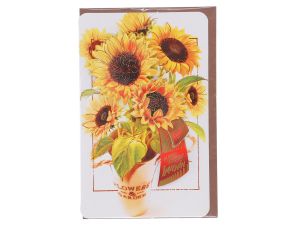 Kartka składana Ab Card kwiaty 135 mm x 210 mm (AB+)
