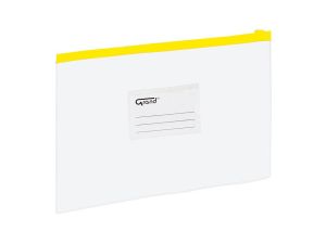 Teczka plastikowa na suwak Grand EC007B A5 kolor: żółta (120-1471)