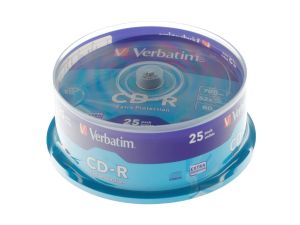 Płyta cd Verbatim CD-R cake 25 700 MB x52