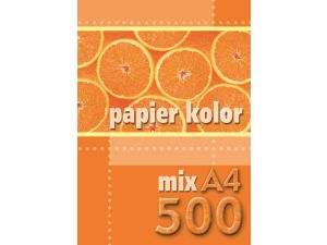 Papier kolorowy Kreska A4 - mix 80 g