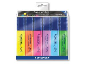 Zakreślacze Staedtler Textsurfer Classic S 364 6 kolorów (WP6)