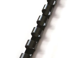 Grzbiety do bindowania plastikowe 19 mm czarne (405192)