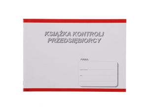Druk offsetowy Stolgraf książka kontroli przedsiębiorcy A4 A4 20k. (P58)