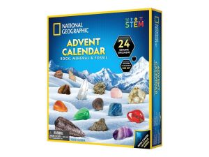 Zestaw kreatywny Orbico Sp. Z O.o. National Geographic kalendarz adwentowy - minerały (RTRMFADVENT)