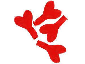 Balon kształty serca Arpex WALENTYNKI SERCA czerwony 4 szt (K467)