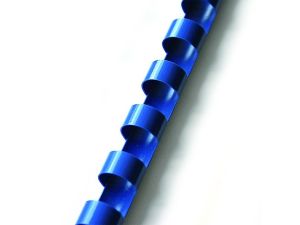 Grzebiety do bindowania plastikowe 8 mm niebieskie (405083)