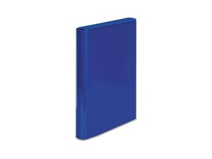 Teczka z szerokim grzbietem na rzep VauPe A4 kolor: niebieski (314/03)