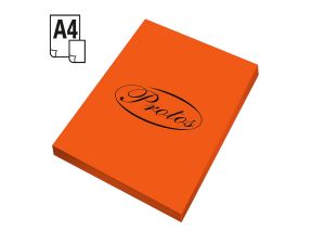 Papier kolorowy Protos A4 - pomarańczowy 80 g