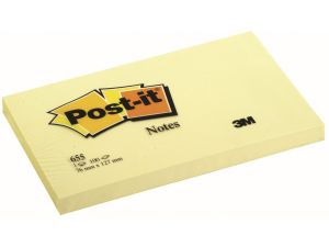 Notes samoprzylepny Post-It żółty 76mm x 127mm (655 FT-5100-6052-6)