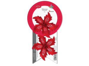 Ozdoba świąteczna Titanum Craft-Fun Series kwiat poinsecji (19YH022)