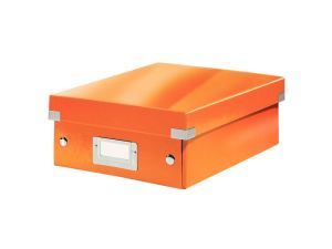 Pudło archiwizacyjne Leitz Click & Store z przegródkami - pomarańczowy 220 mm x 100 mm x 285 mm (60570044)