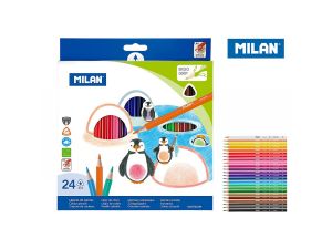 Kredki ołówkowe Milan 24 kol. (0722324)