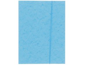 Teczka kartonowa na gumkę Bigo preszpan A4 kolor: niebieski jasny 330 g (0897)