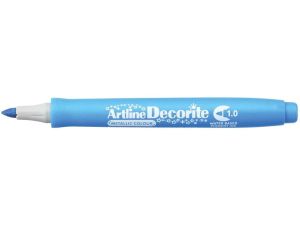 Marker permanentny Artline metaliczny decorite, niebieski 1,0 mm pędzelek końcówka (AR-033 1 8)