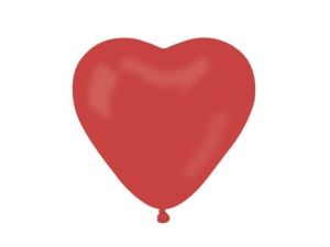 Balon kształty Godan serce czerwony 100 szt (CR6/45)