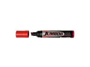 Marker permanentny Kamet Jumbo, czerwony 2,0-12,0 mm ścięta końcówka (K-2041)