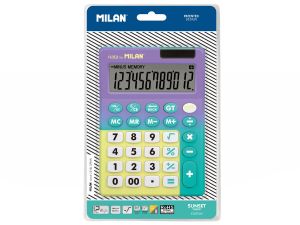 Kalkulator kieszonkowy Milan Sunset fiolet (151812SNPRBL)